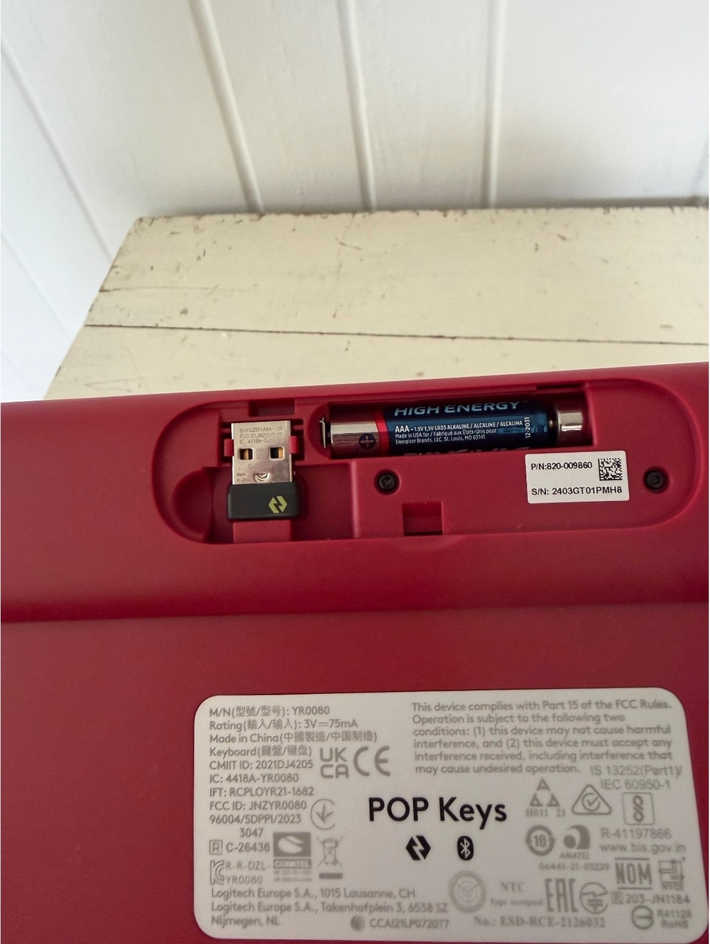 Logi POP key keyboard and mouse set pink - Picture 6 of 6